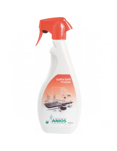 Anios Surfa'safe premium diffuse foam compatible food surface Spray bottle 750ml red cap