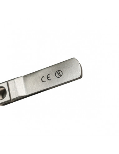 Pince de Bonn manche court à usage unique en inox - Stérile R Bte de 10 Pince de Bonn manche court à usage unique en inox - Stérile R Bte de 10