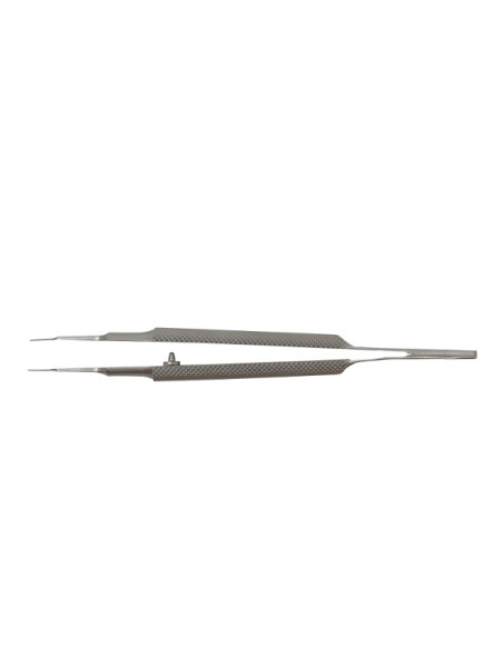 Capsulorhexis forceps curved round handle sterile R Box of 10