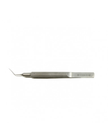 Pince capsulorhéxis droite 1,8 mm à usage unique en inox - Stérile R manche rond Bte de 10