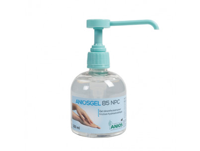 ANIOSGEL 85 NPC ANIOS - hygiène et désinfection des mains par frictio flacon de 300ml + pompe vissée