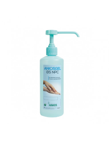 ANIOSGEL 85 NPC ANIOS - hygiène et désinfection des mains par frictio flacon de 500ml + pompe 2cc