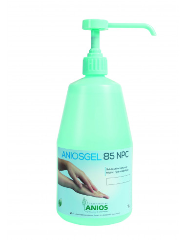 ANIOSGEL 85 NPC ANIOS - hygiène et désinfection des mains par frictio flacon de 1l + pompe 2cc