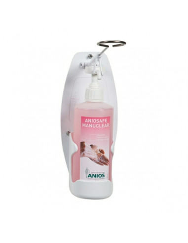 Anios Wall stand - PVC -elbow operated for 500ml Airless can