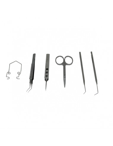 Cataract set APHP 1 with curved capsulorhexis forceps round handle Box of 10