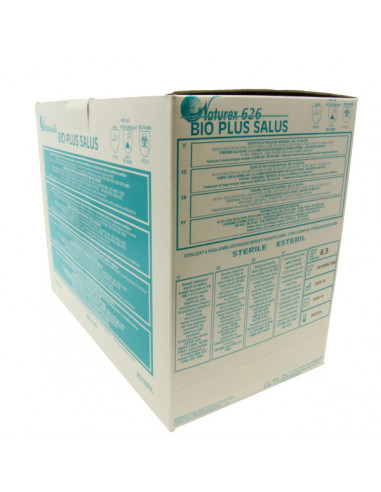 Gants Bio Plus Salus latex T6.5 stérile / Bte 50 paires