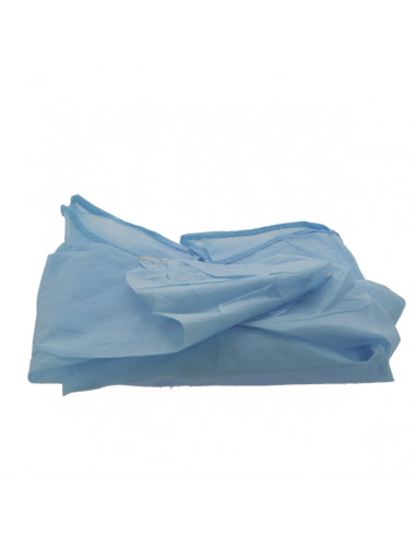 Blue non woven visitor isolation gowns non sterile - Blue Unit price - Sold by 10x5