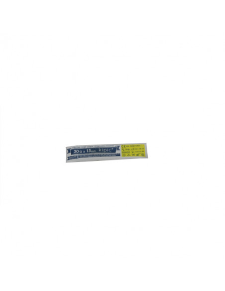 Disposable sterile needle 30G diam. 0.31mm x 13mm - Box of 100