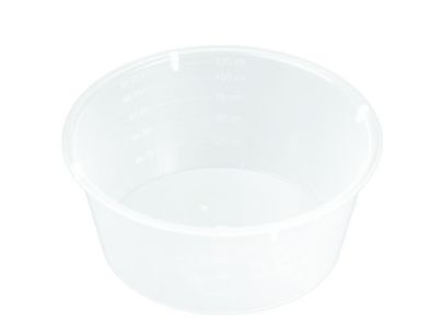 Cupule chirurgicale 120ml translucide - stérile par 1 DE (489-702) Prix unitaire / par Sachet de 140