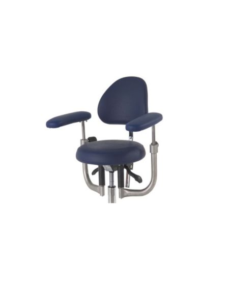 Doctor stool for surgical chairs 2 pivoting armrests st backrest