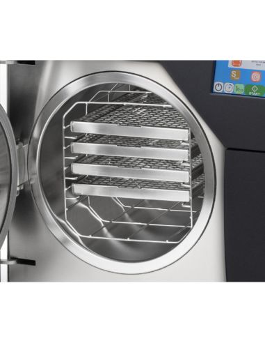 Stérilisateur inox autoclave 17 litres avec imprimante SST1700B+P Dimensions intérieures D254mm x longueur 350mm Stérilisateur inox autoclave 17 litres avec imprimante SST1700B+P Dimensions intérieures D254mm x longueur 350mm