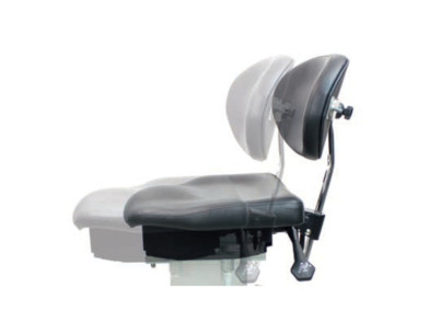 Option assise réglable en profondeur - débattement 100mm pour chaise de chirurgien