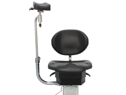 Accoudoir articulé avec extension-hauteur ajustable-pivotant-unitaire pour chaise de chirurgien